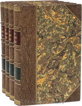 Ф.В. Ливанов, Раскольники и острожники (4 тома) подарочное издание в кожаном переплете