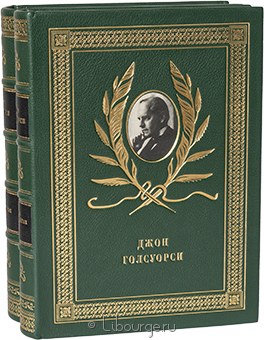 Джон Голсуорси, Сага о Форсайтах (2 тома) в кожаном переплёте