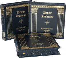 Подарочное издание в кожаном переплёте "Божественная комедия (3 тома, №2)"