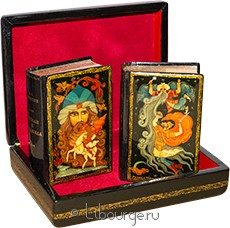 Книга в кожаном переплёте "Руслан и Людмила (Monplaisir)"