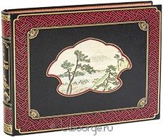 Книга в кожаном переплёте "Живописная Япония"