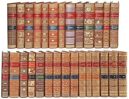 Библиотека свободных искусств (46 томов) в кожаном переплёте